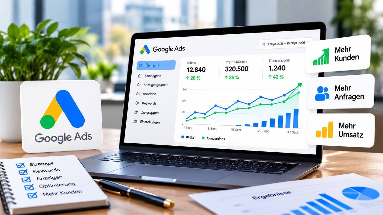 Google Ads Kampagnen mit professioneller Analyse und Optimierung